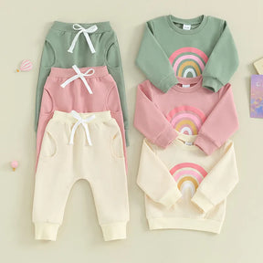 Conjunto Inverno Arco-Íris Infantil