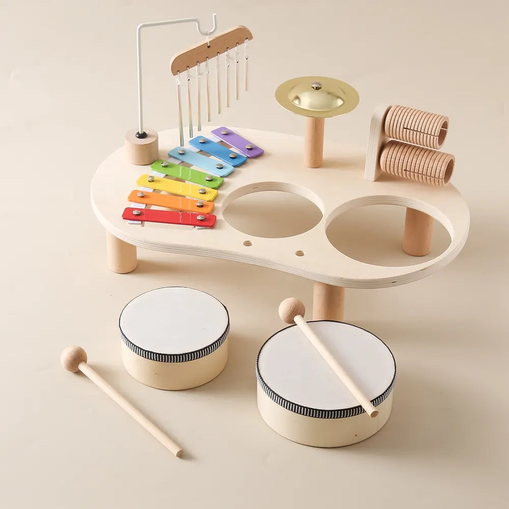 Instrumento Musical Infantil Montessori - Bateria