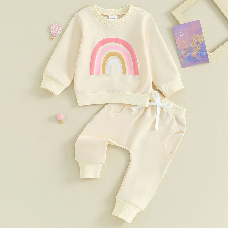 Conjunto Inverno Arco-Íris Infantil