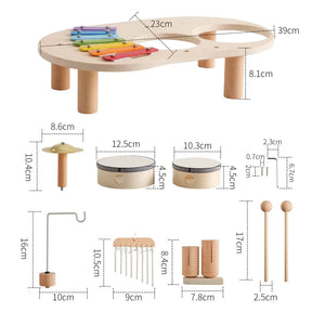 Instrumento Musical Infantil Montessori - Bateria