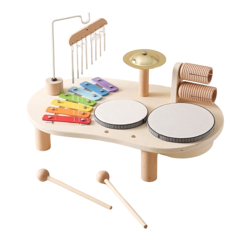 Instrumento Musical Infantil Montessori - Bateria