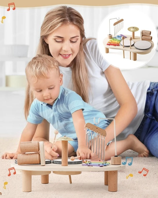 Instrumento Musical Infantil Montessori - Bateria