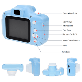 Câmera Fotográfica Digital Infantil (Foto, Vídeo e Jogos)