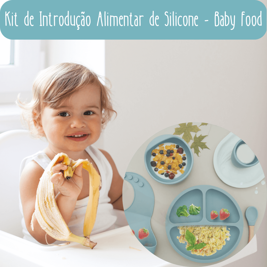 Kit Introdução Alimentar - Silicone Kit Baby Food