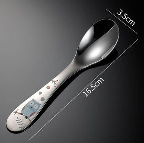 Talheres Infantis introdução alimentar - Baby Styles Cutlery Cartoon - Pituquinho